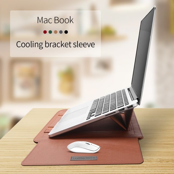 Premium Faux Leather Macbook Sleeve Bag
