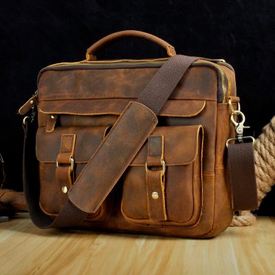 Real Leather Business Briefcase
