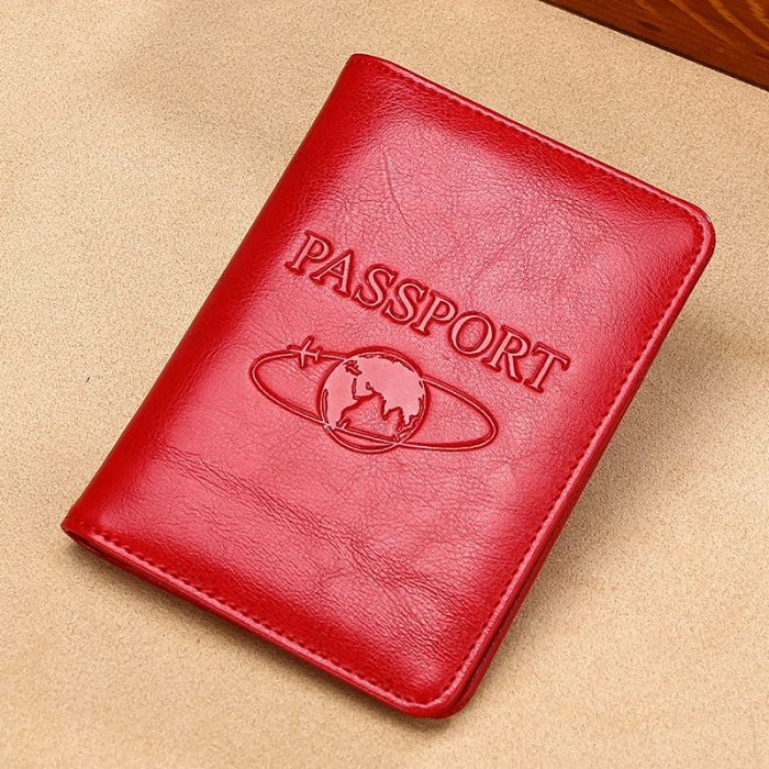 Premium Cowhide Leather Unisex Passport Cover