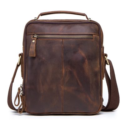 Premium Real Leather Vintage Shoulder Bag for Men
