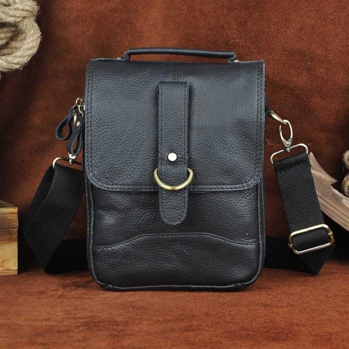 Premium Leather Shoulder Bag for Men - Leatherya