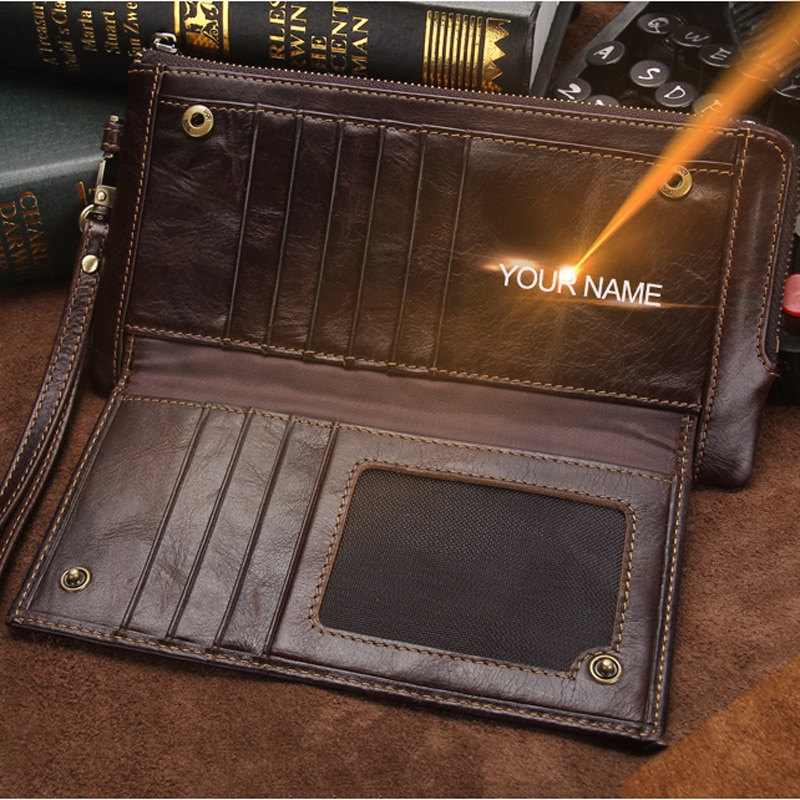 Genuine Leather RFID Blocker Men’s Wallet